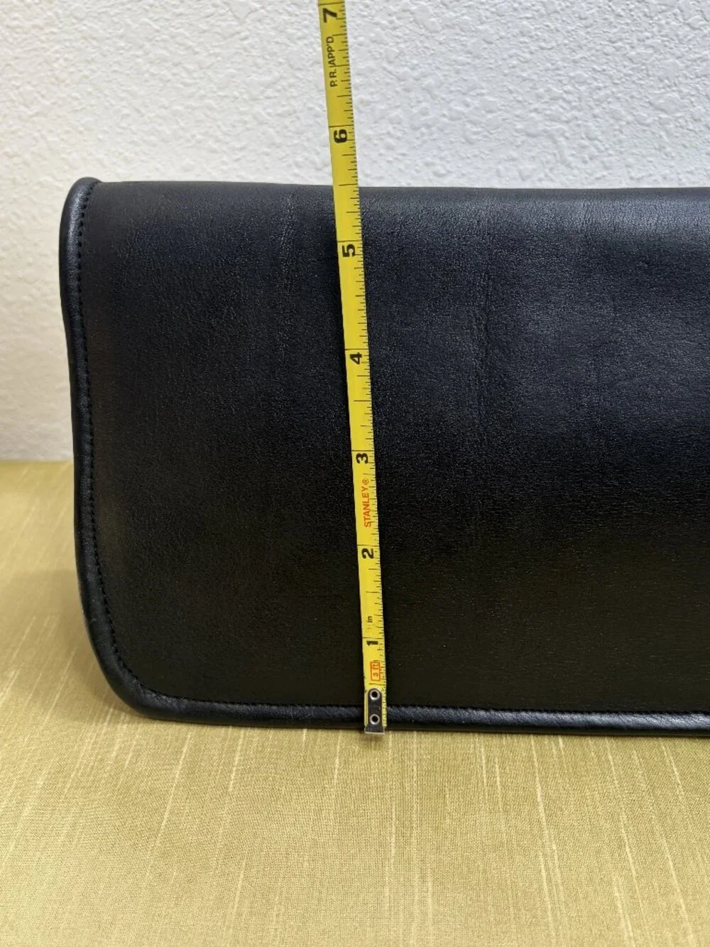 Vintage Bonnie Cashin Coach Envelope Clutch Black Leather - 1973 in EVC - Rare